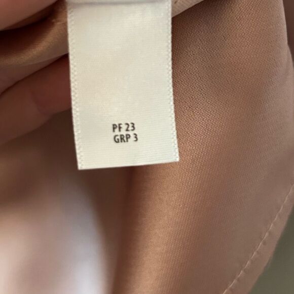 St. John Duchess Satin Sleeveless Midi Dress in dusty rose/mauve - Picture 7 of 9